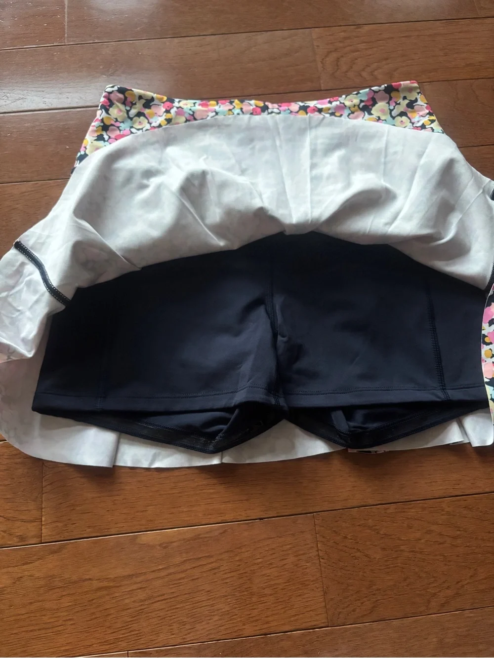 Athleta Pink Multi Floral Ace Skort